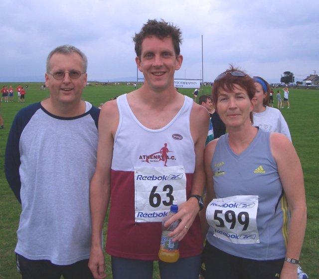 Liam, Ray and Bridget-Anne - Streets of Galway 2004