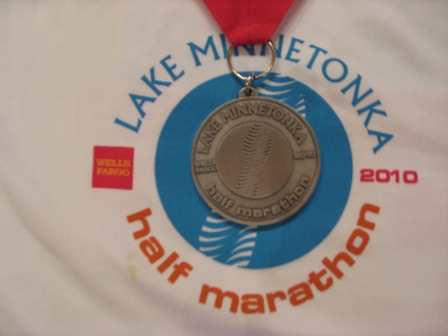 Lake Minnesota Half Medal