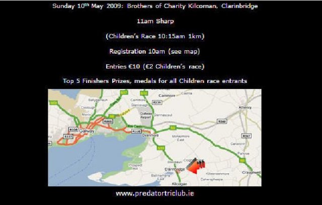 Arrangements for the Kilcornan 8km Challenge Run